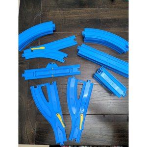 Thomas & Friends Trackmaster Lot Blue tracks bundle 25 pieces Tomy 2001 VG